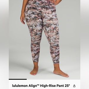 Size 6, 25” length, Align leggings.